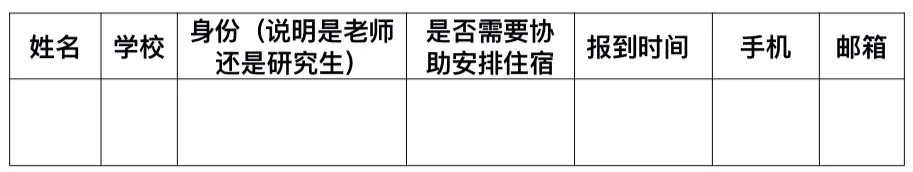 参会回执